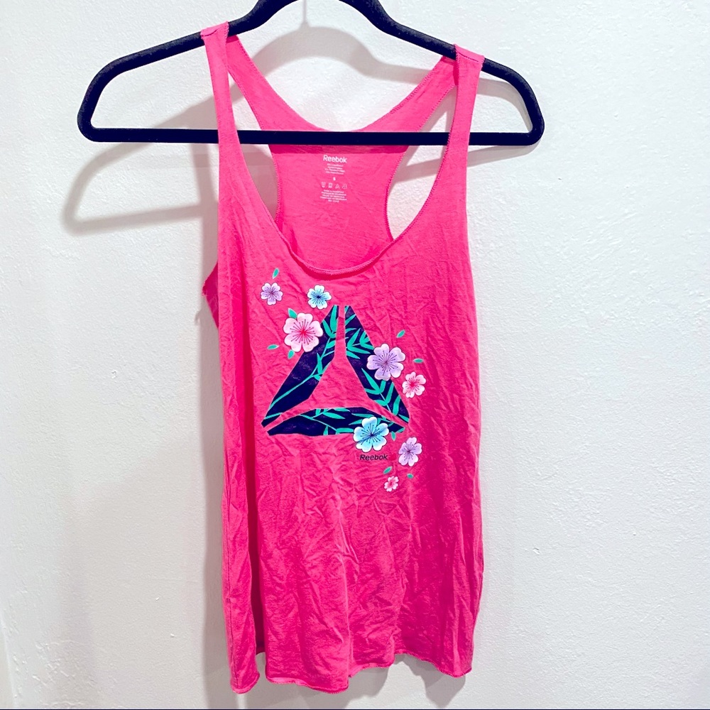 Reebok gym singlet with Sakura design